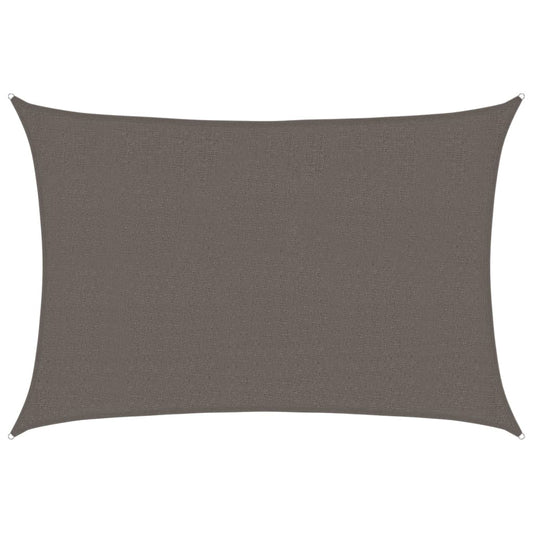 vidaXL Sunshade Sail 160 g/m² Anthracite 2.5x4 m HDPE