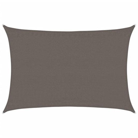 vidaXL Sunshade Sail 160 g/m² Anthracite 3.5x5 m HDPE