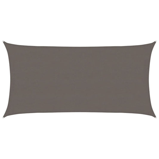 vidaXL Sunshade Sail 160 g/m² Anthracite 4x7 m HDPE