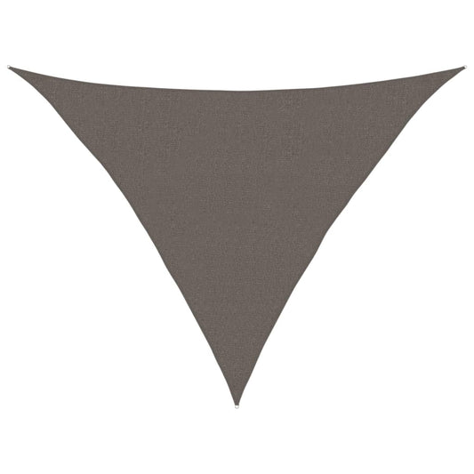 vidaXL Sunshade Sail 160 g/m² Anthracite 2.5x2.5x3.5 m HDPE
