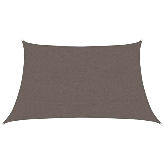311103 vidaXL Sunshade Sail 160 g/m² Anthracite 3/4x2 m HDPE