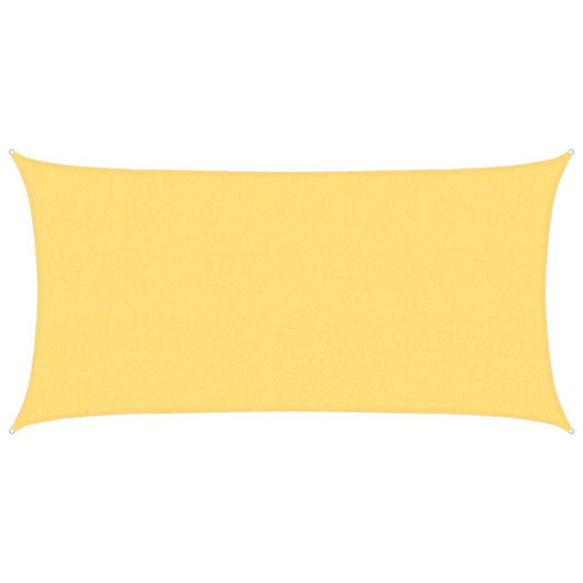 vidaXL Sunshade Sail 160 g/m² Beige 2x3.5 m HDPE