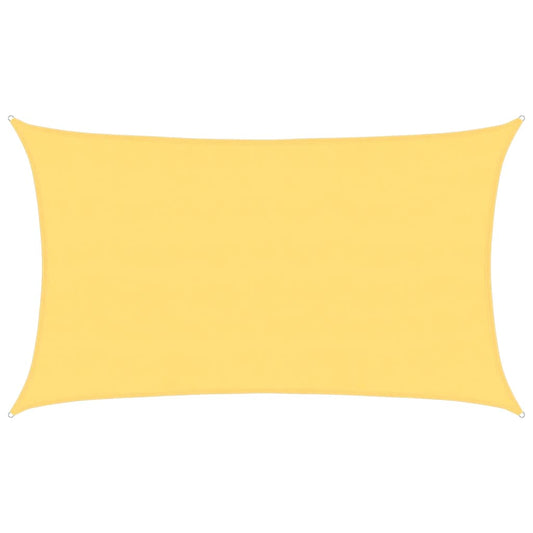 vidaXL Sunshade Sail 160 g/m² Beige 5x8 m HDPE