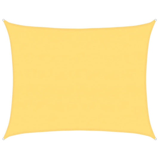 vidaXL Sunshade Sail 160 g/m² Beige 6x7 m HDPE