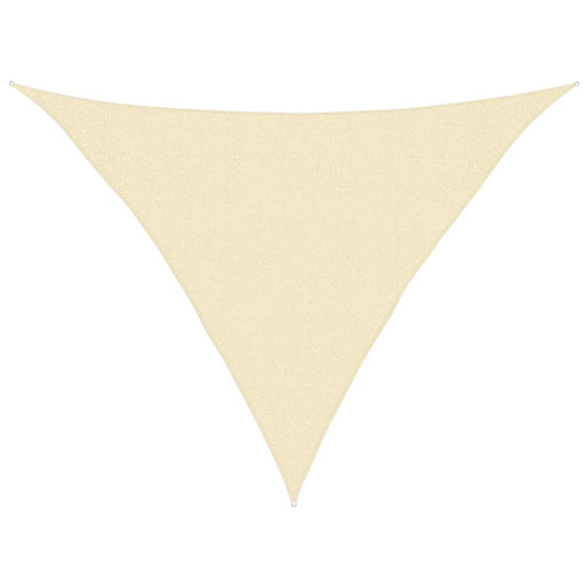 vidaXL Sunshade Sail 160 g/m² Cream 3x3x4.2 m HDPE