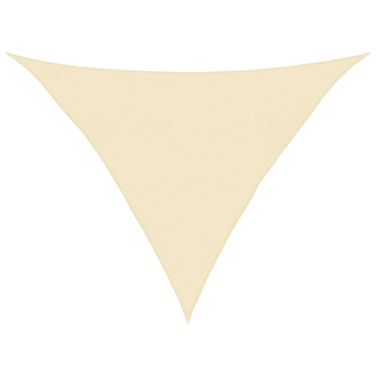 vidaXL Sunshade Sail 160 g/m² Cream 4x4x5.8 m HDPE