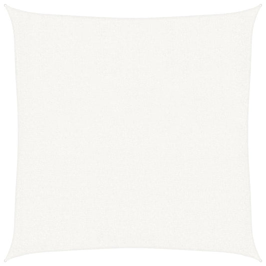 vidaXL Sunshade Sail 160 g/m² White 2.5x2.5 m HDPE