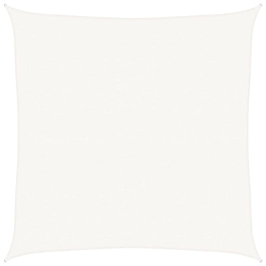 vidaXL Sunshade Sail 160 g/m² White 5x5 m HDPE