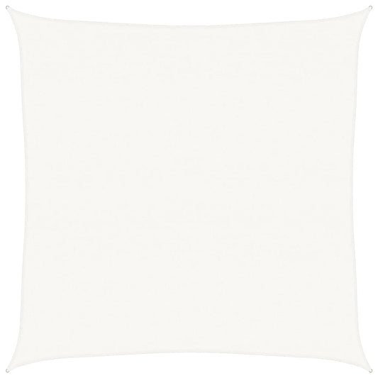 vidaXL Sunshade Sail 160 g/m² White 7x7 m HDPE