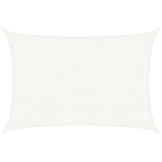 vidaXL Sunshade Sail 160 g/m² White 2x3 m HDPE