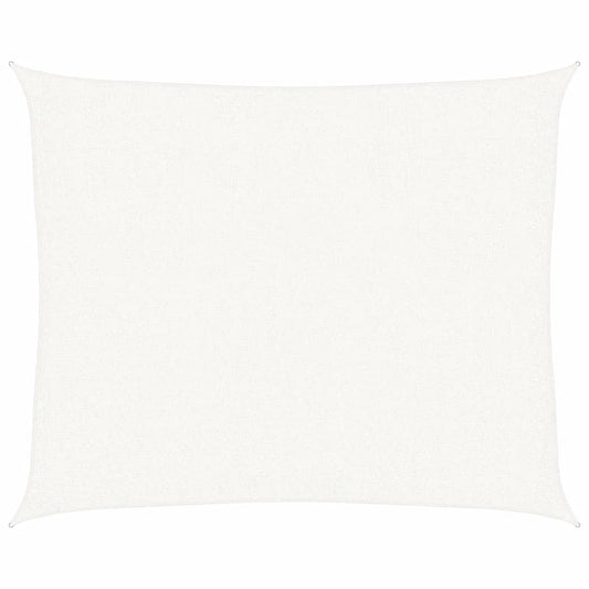 vidaXL Sunshade Sail 160 g/m² White 2.5x3 m HDPE
