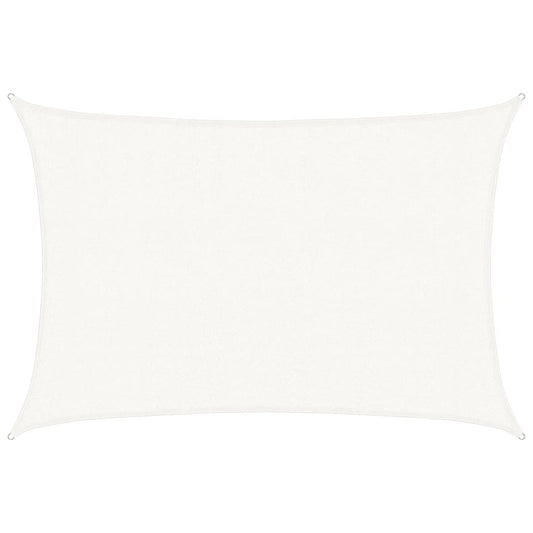 vidaXL Sunshade Sail 160 g/m² White 3x4 m HDPE