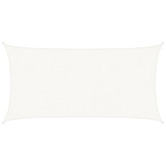 vidaXL Sunshade Sail 160 g/m² White 4x7 m HDPE