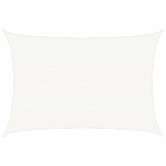 vidaXL Sunshade Sail 160 g/m² White 5x7 m HDPE