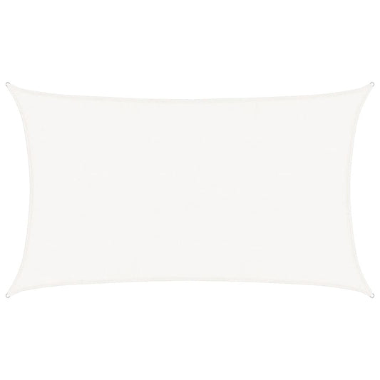 vidaXL Sunshade Sail 160 g/m² White 5x8 m HDPE