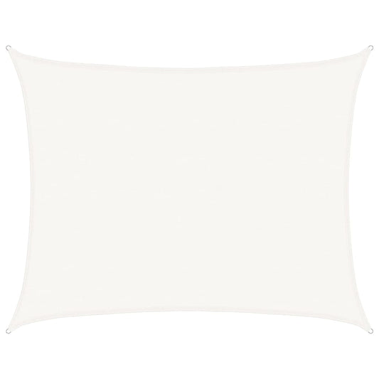 vidaXL Sunshade Sail 160 g/m² White 6x8 m HDPE