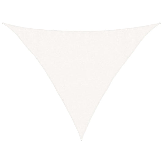 vidaXL Sunshade Sail 160 g/m² White 3.5x3.5x4.9 m HDPE