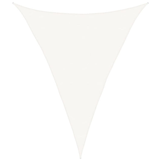 vidaXL Sunshade Sail 160 g/m² White 5x6x6 m HDPE