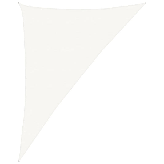 vidaXL Sunshade Sail 160 g/m² White 4x5x6.8 m HDPE