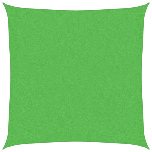 vidaXL Sunshade Sail 160 g/m² Light Green 3x3 m HDPE