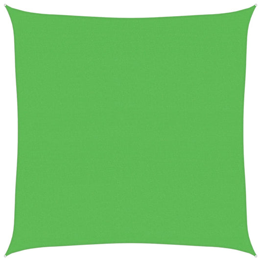 vidaXL Sunshade Sail 160 g/m² Light Green 5x5 m HDPE