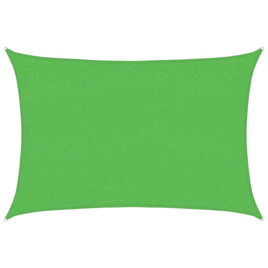 vidaXL Sunshade Sail 160 g/m² Light Green 2x2.5 m HDPE