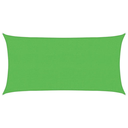 vidaXL Sunshade Sail 160 g/m² Light Green 2.5x4.5 m HDPE