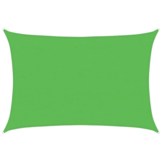 vidaXL Sunshade Sail 160 g/m² Light Green 4x5 m HDPE