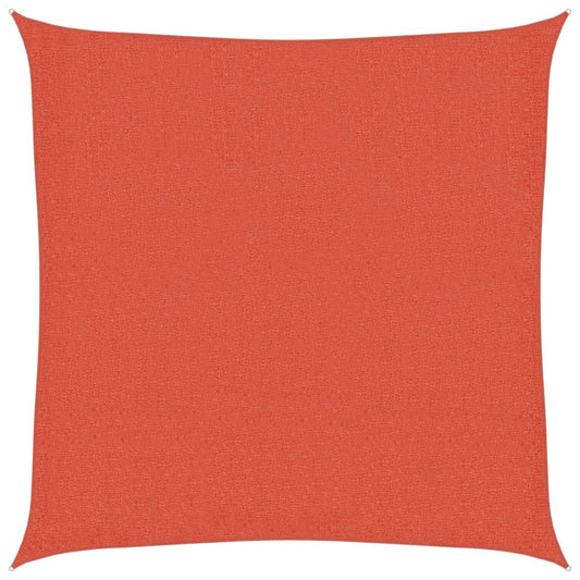 vidaXL Sunshade Sail 160 g/m² Square Terracotta 3.6x3.6 m HDPE