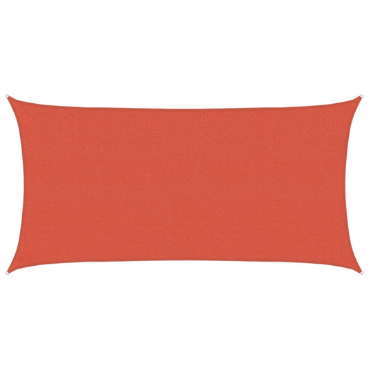 vidaXL Sunshade Sail 160 g/m² Terracotta 2.5x4.5 m HDPE