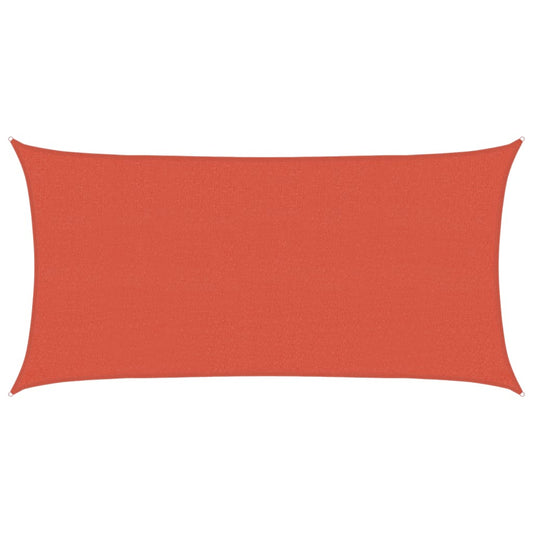 vidaXL Sunshade Sail 160 g/m² Terracotta 2.5x5 m HDPE