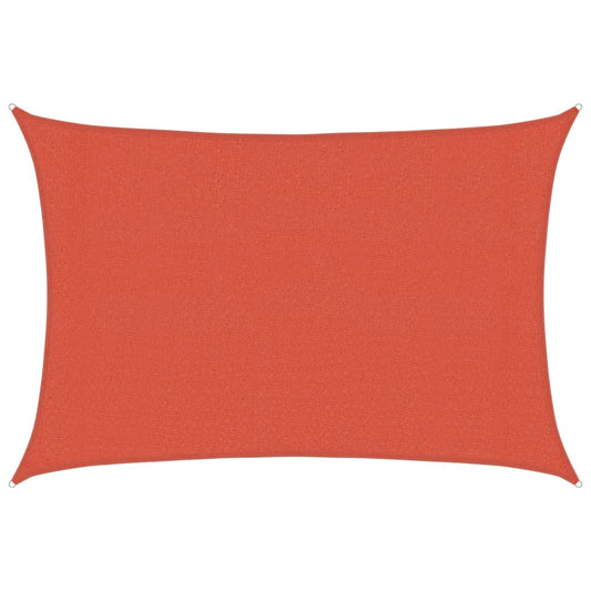vidaXL Sunshade Sail 160 g/m² Terracotta 3x5 m HDPE