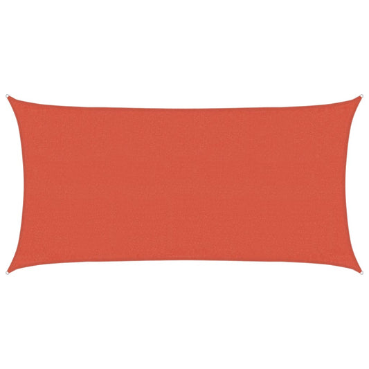 vidaXL Sunshade Sail 160 g/m² Terracotta 3x6 m HDPE