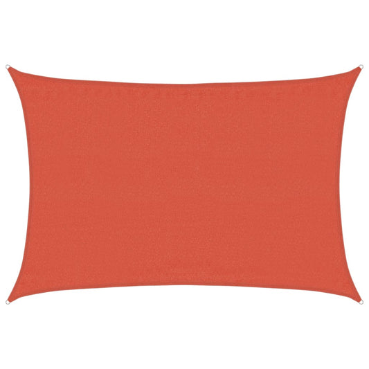 vidaXL Sunshade Sail 160 g/m² Rectangular Terracotta 3.5x4.5 m HDPE