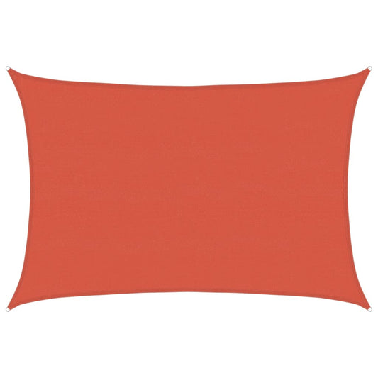 vidaXL Sunshade Sail 160 g/m² Terracotta 5x7 m HDPE