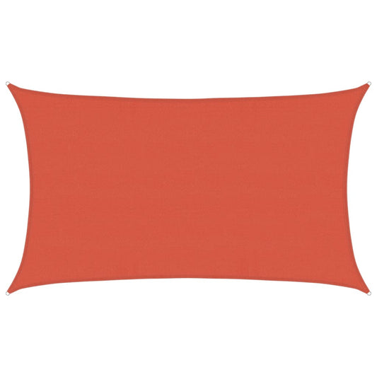 vidaXL Sunshade Sail 160 g/m² Terracotta 5x8 m HDPE