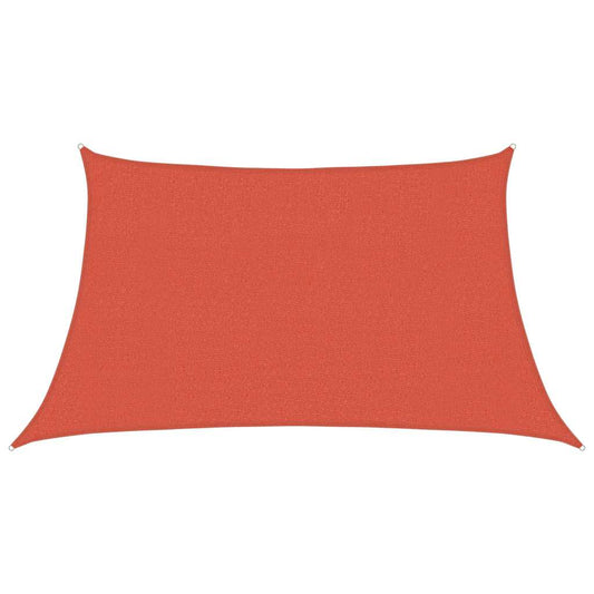 311378 vidaXL Sunshade Sail 160 g/m² Terracotta 3/4x2 m HDPE