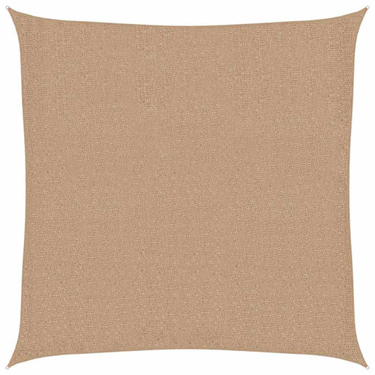 vidaXL Sunshade Sail 160 g/m² Taupe 2x2 m HDPE