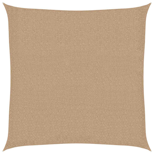 vidaXL Sunshade Sail 160 g/m² Taupe 2.5x2.5 m HDPE