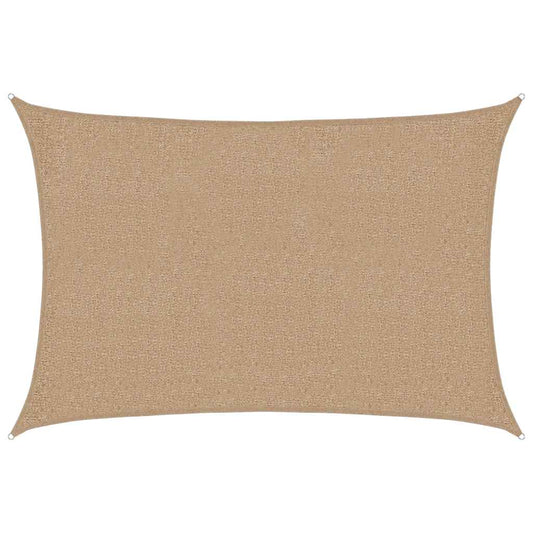 vidaXL Sunshade Sail 160 g/m² Taupe 2x2.5 m HDPE