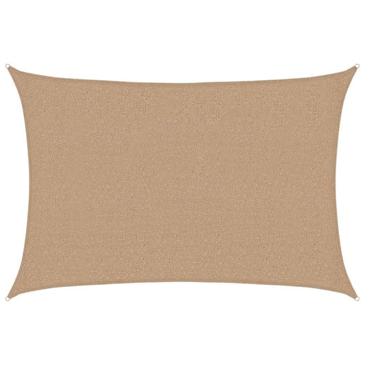 vidaXL Sunshade Sail 160 g/m² Taupe 2.5x4 m HDPE