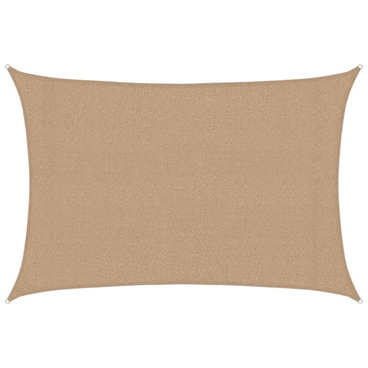 vidaXL Sunshade Sail 160 g/m² Taupe 3x4.5 m HDPE