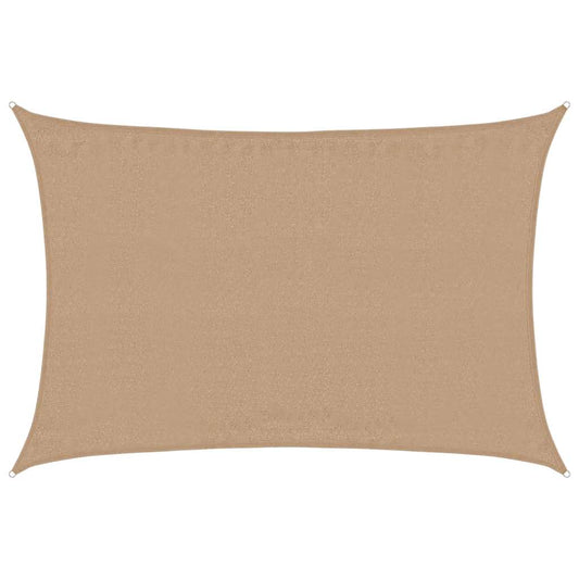 vidaXL Sunshade Sail 160 g/m² Taupe 3.5x5 m HDPE