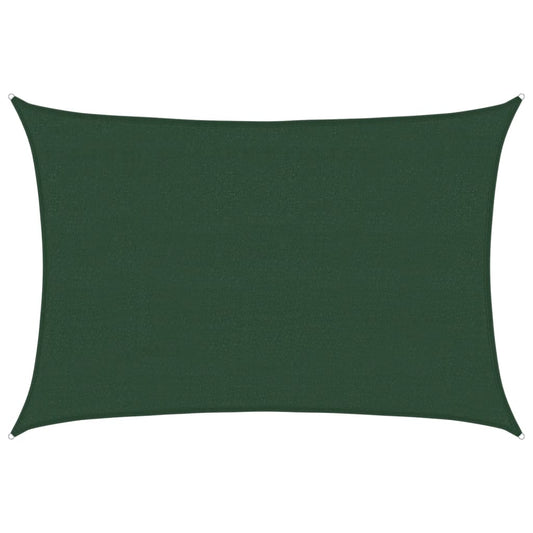 vidaXL Sunshade Sail 160 g/m² Dark Green 4x5 m HDPE
