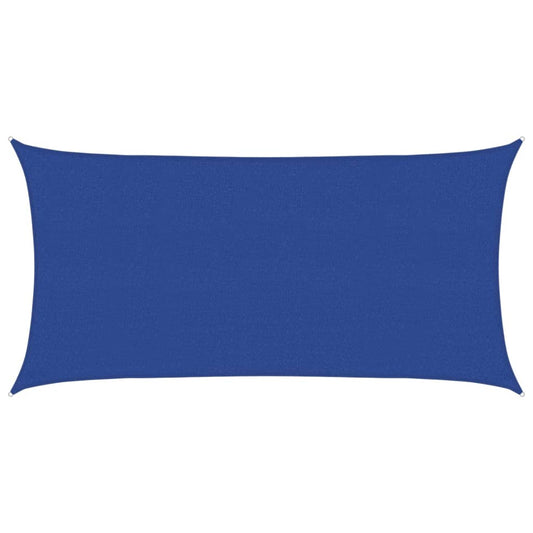 vidaXL Sunshade Sail 160 g/m² Blue 2x3.5 m HDPE