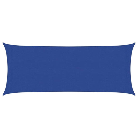 vidaXL Sunshade Sail 160 g/m² Blue 2x5 m HDPE