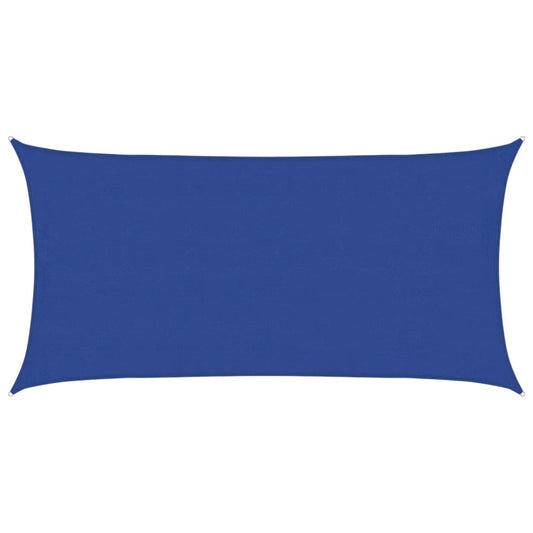 vidaXL Sunshade Sail 160 g/m² Rectangular Blue 4x7 m HDPE