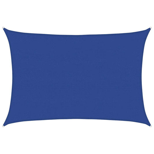 vidaXL Sunshade Sail 160 g/m² Rectangular Blue 5x7 m HDPE