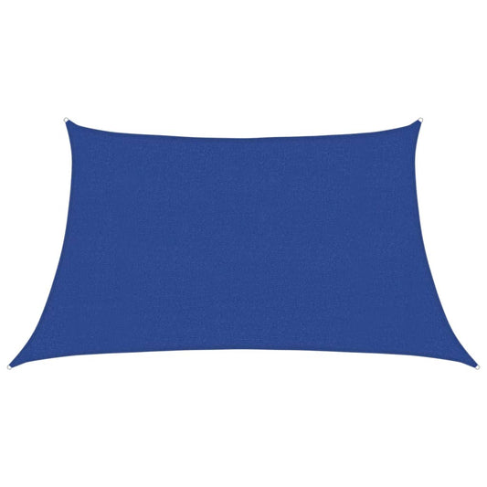 vidaXL Sunshade Sail 160 g/m² Blue 3/4x2 m HDPE