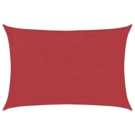 vidaXL Sunshade Sail 160 g/m² Red 3x4 m HDPE